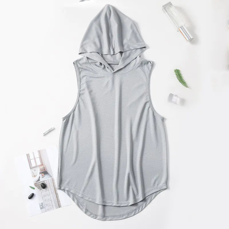 Hooded Fitness Tank - Basketball & Running