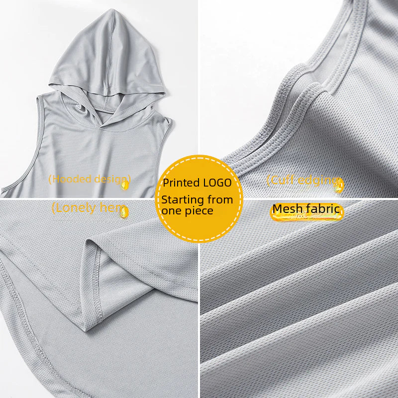 Hooded Fitness Tank - Basketball & Running