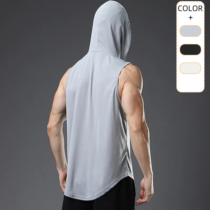 Hooded Fitness Tank - Basketball & Running