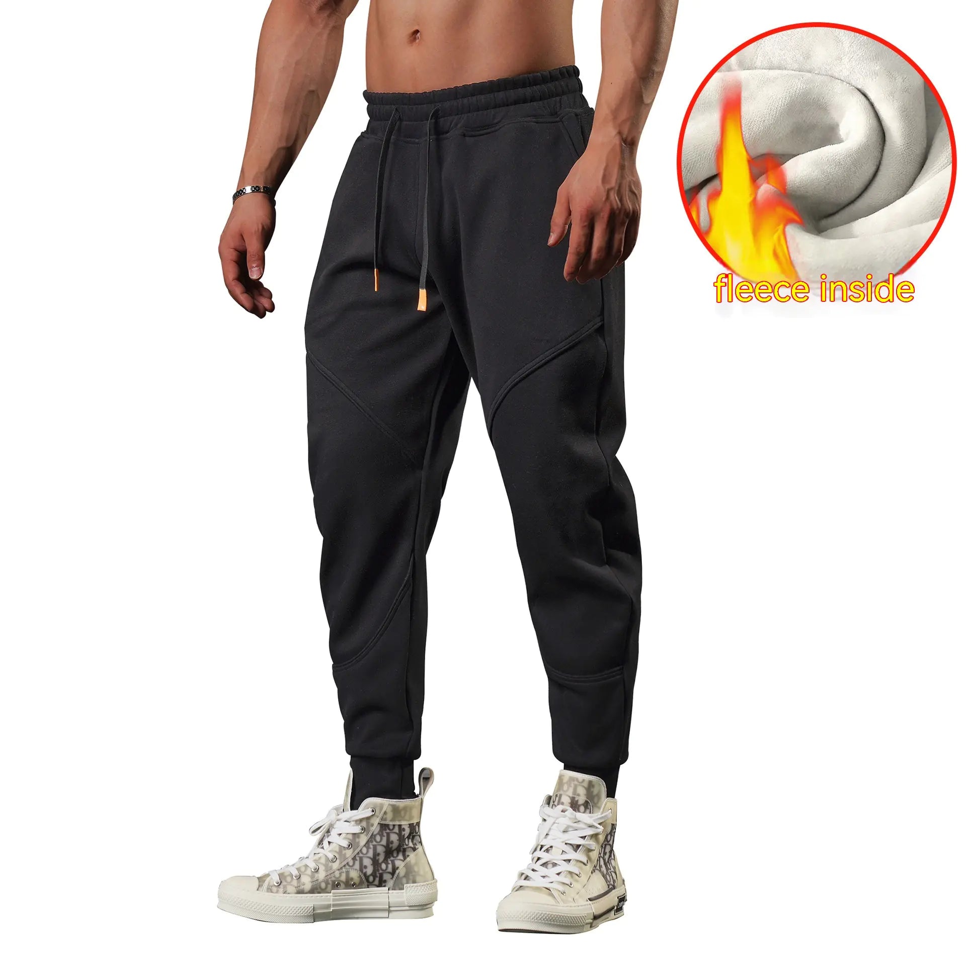 Men's Loose Tapered Track Pants