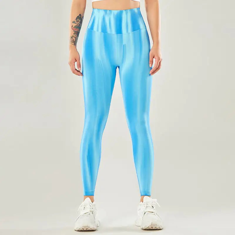 Seamless High-Waisted Sports Tights