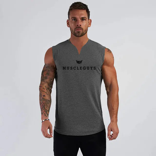 V-Neck Compression Workout Vest