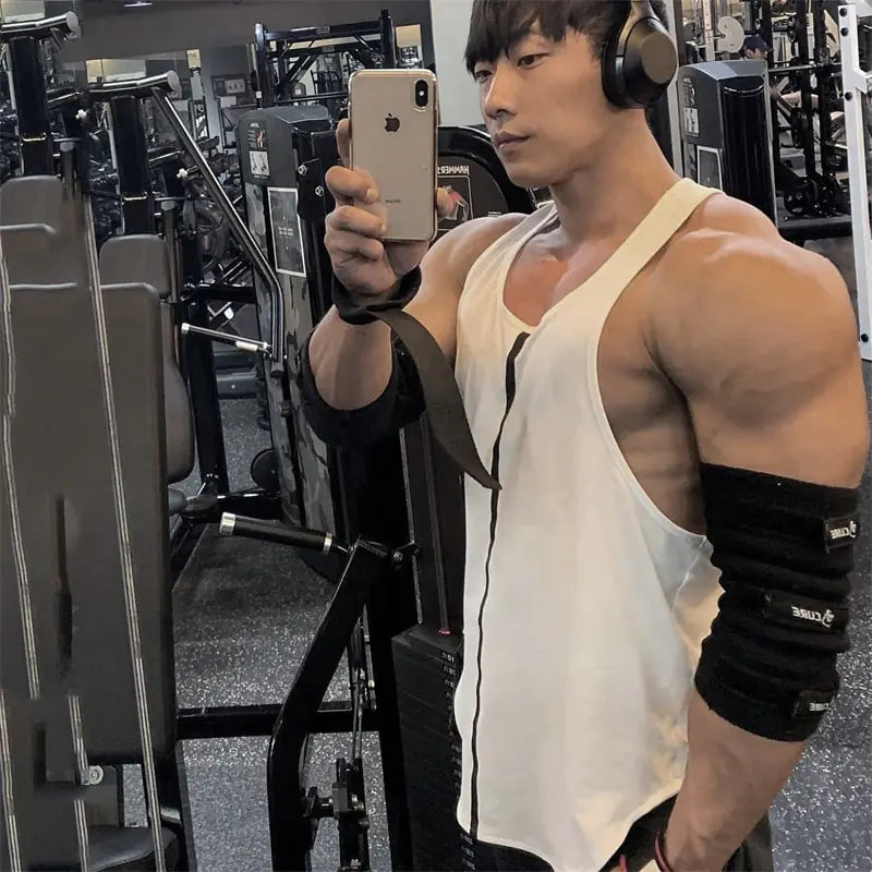 Sleeveless Gym Fitness Vest