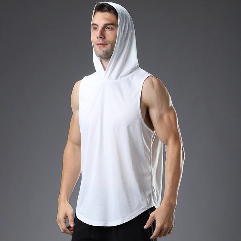 Hooded Fitness Tank - Basketball & Running