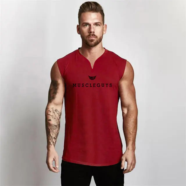V-Neck Compression Workout Vest