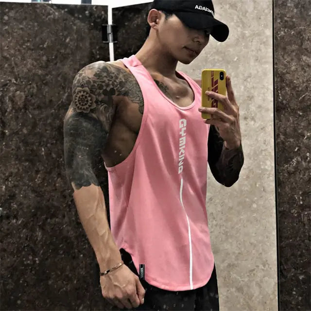 Sleeveless Gym Fitness Vest